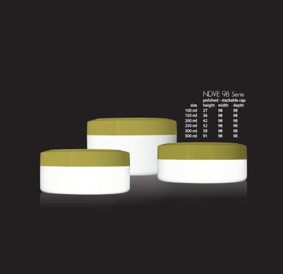 NDVE 98 Serie Stackable 300 ml Jars